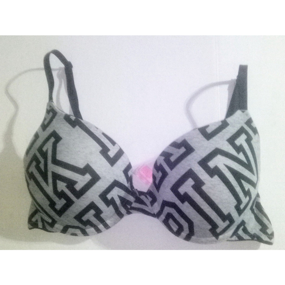 Pink where every where 34C Logo bra - Picture 1 of 5